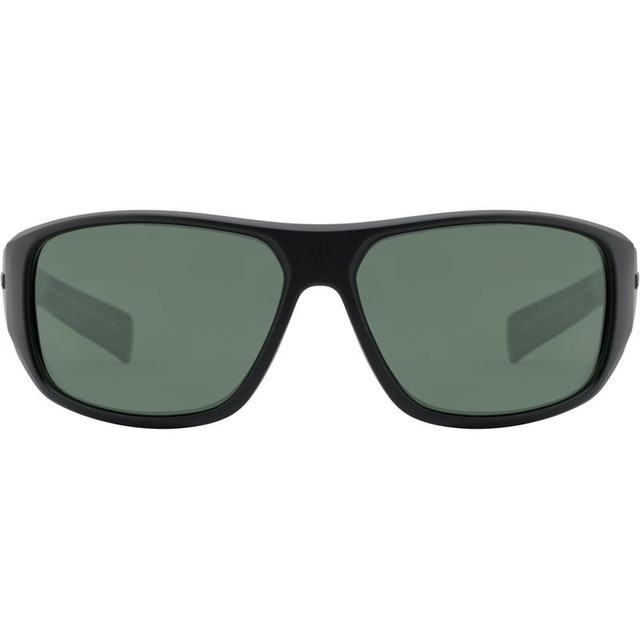 Dirty Dog Wicked Safety Glasses - Satin Black/Green Polarised Lenses