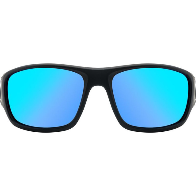 Muffler - Satin Black/Ice Blue Mirror Polarised Lenses