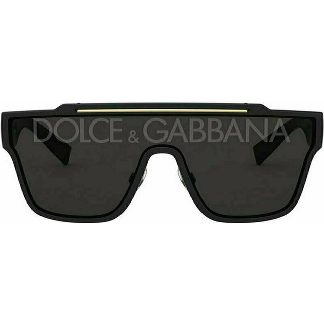 Dolce & Gabbana DG6125 - Black/Dark Grey Tampo D&G Silver Lenses