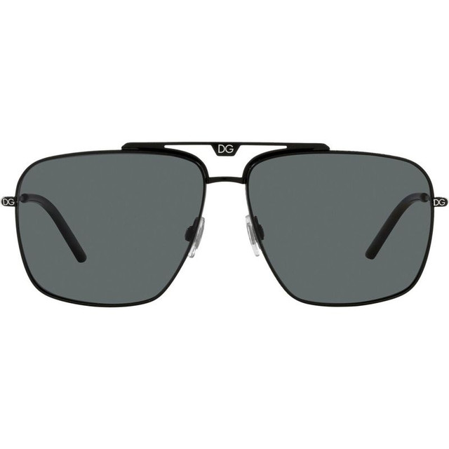 Dolce & Gabbana DG2264 - Matte Black/Grey Polarised Lenses