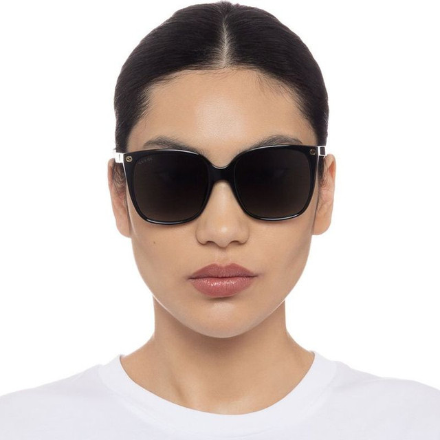 GUCCI 0022S - Black/Grey Lenses