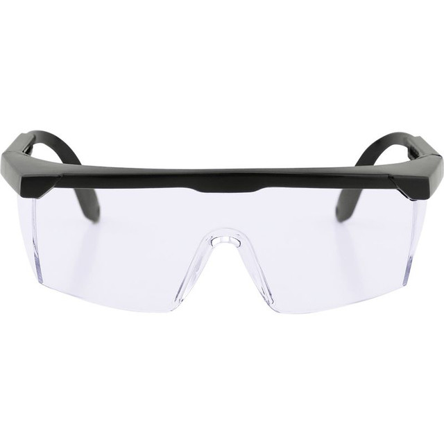 JS Eyewear Protective Eyewear - Black/Clear Lenses