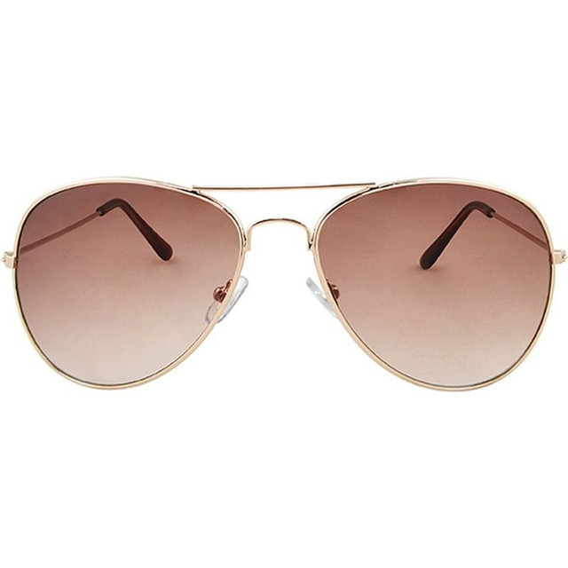 JS Eyewear 0504 - Gold/Pink Brown Gradient Lenses