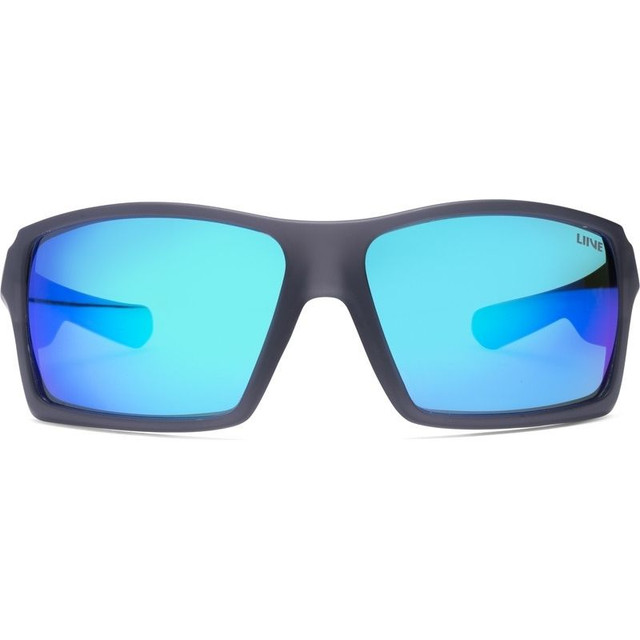 Liive The Edge - Matte Xtal Smoke Floating/Green Mirror Polarised Lenses