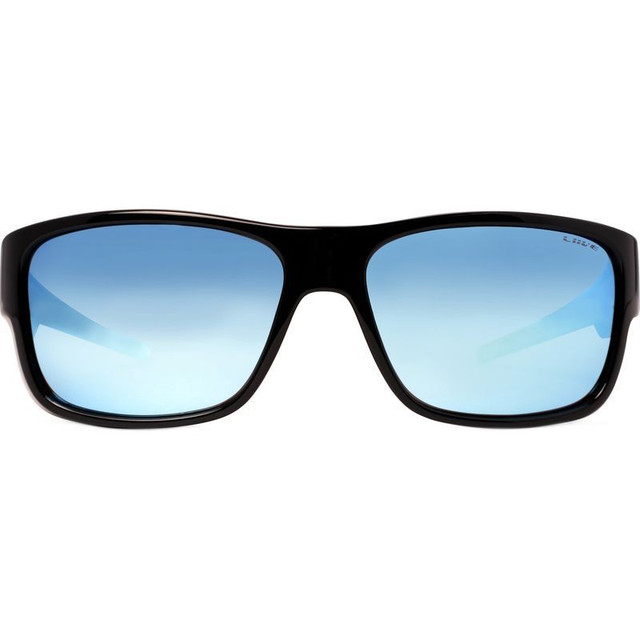 The Admiral - Black/Blue Mirror Polarised Lenses