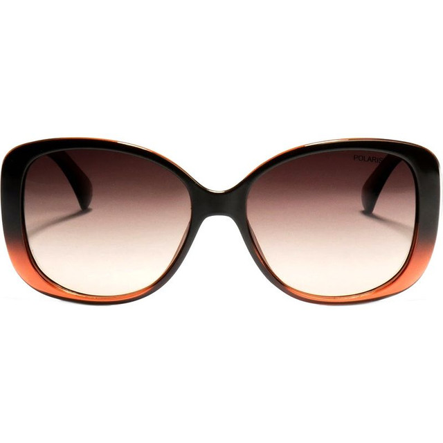 Locello Franca - Crystal Brown/Brown Gradient Polarised Lenses