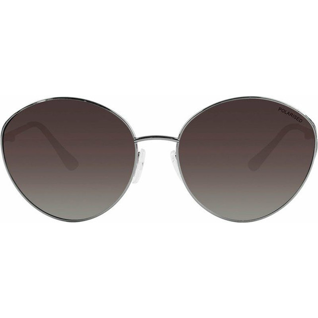 Locello Summer - Silver/Smoke Gradient Polarised Lenses