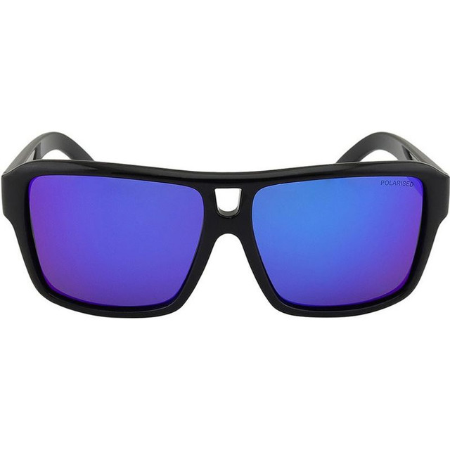 Mangrove Jacks Crosstown - Black/Blue Mirror Polarised Lenses