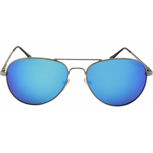 Spinner - Silver/Blue Mirror Polarised Lenses