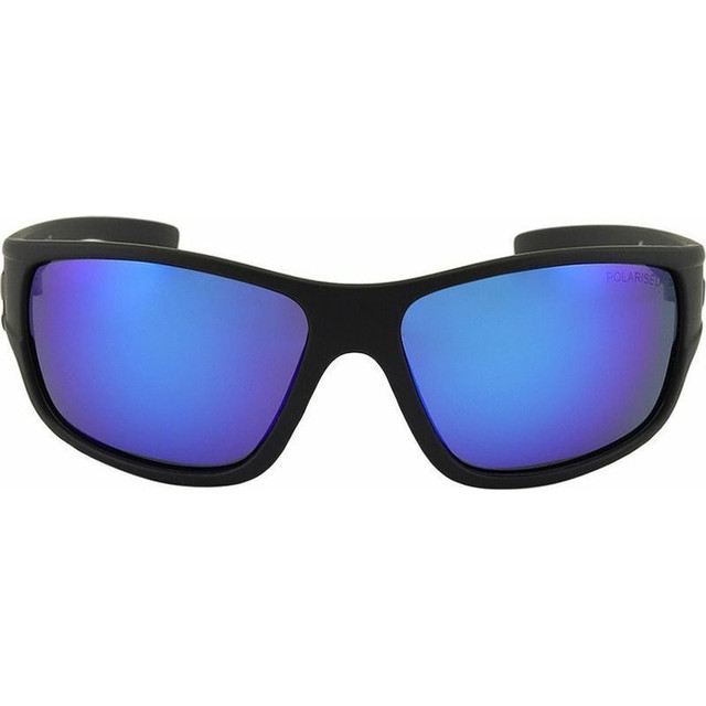 Vendetta - Matte Black/Blue Mirror Polarised Lenses