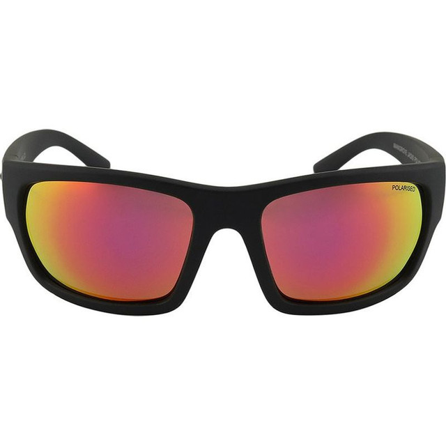 The Monster - Matte Black/Red Mirror Polarised Lenses