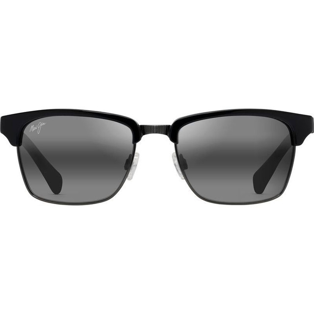 Maui Jim Kawika - Gloss Black and Antique Pewter/Neutral Grey Polarised Lenses