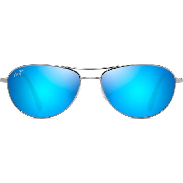 Maui Jim Baby Beach - Silver/Blue Hawaii Polarised Lenses