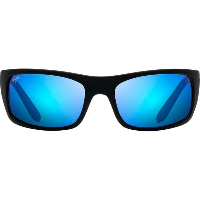 Maui Jim Peahi - Matte Black/Blue Hawaii Glass Polarised Lenses