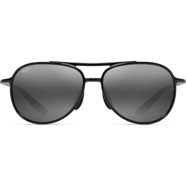 Maui Jim Alelele Bridge - Gloss Black/Neutral Grey Polarised Lenses