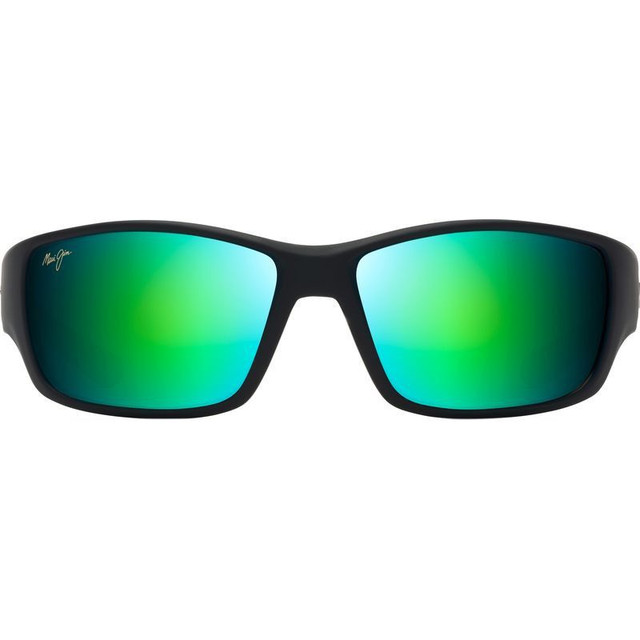 Maui Jim Local Kine - Soft Black and Transparent Green/Maui Green Glass Polarised Lenses