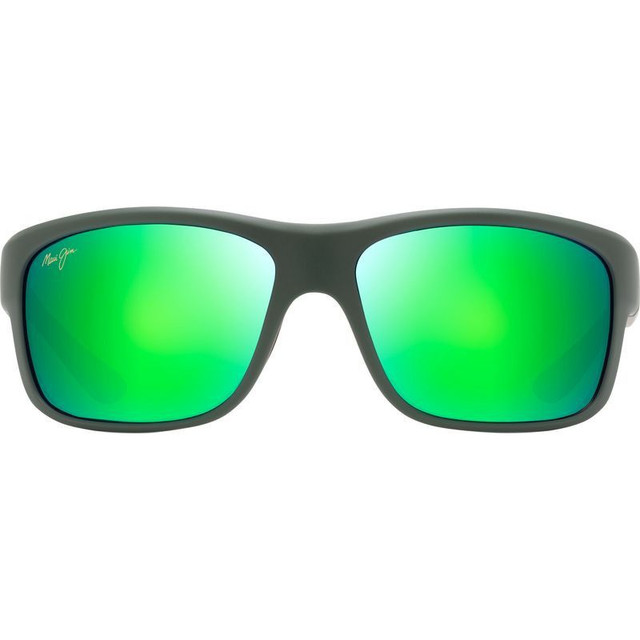 Maui Jim Southern Cross - Soft Matte Khaki/Maui Green Glass Polarised Lenses