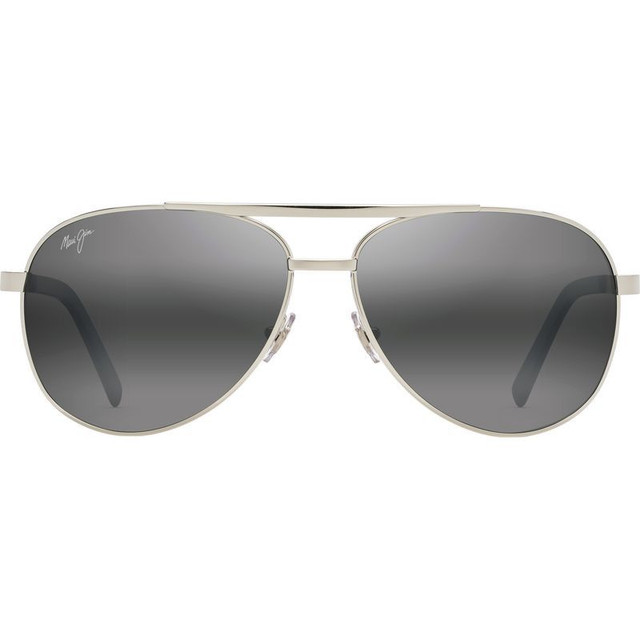 Maui Jim Seacliff - Silver/Neutral Grey Glass Polarised Lenses