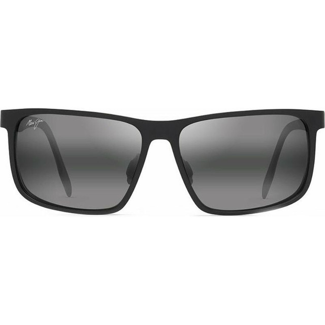 Maui Jim Wana - Matte Black/Neutral Grey Glass Polarised Lenses