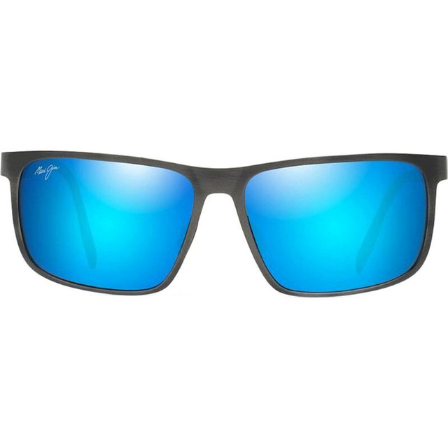 Maui Jim Wana - Brushed Dark Gunmetal/Blue Hawaii Glass Polarised Lenses