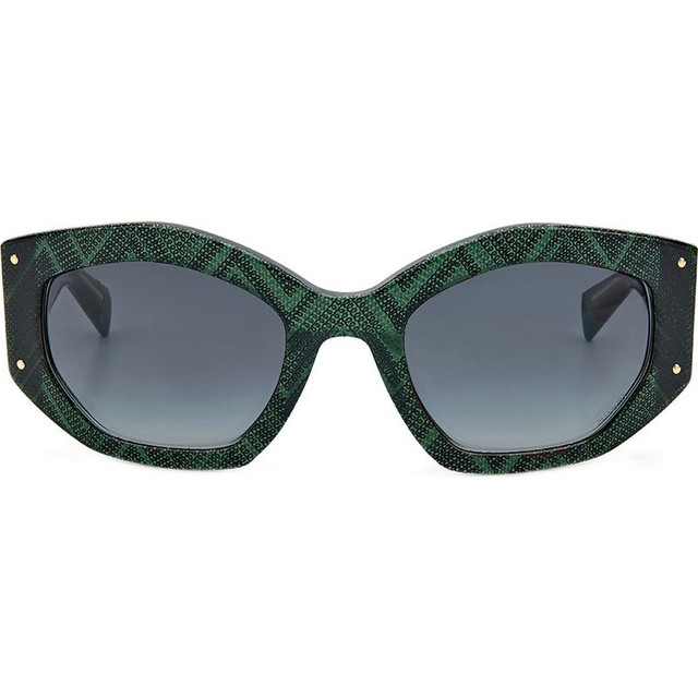 Missoni MIS0001/S - Green Pattern/Dark Grey Gradient Lenses