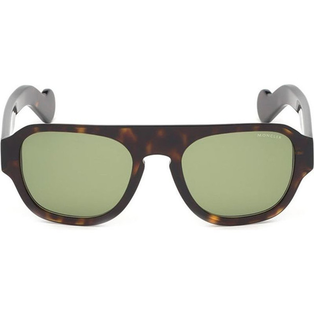 Moncler ML0096 - Dark Havana/Green Lenses