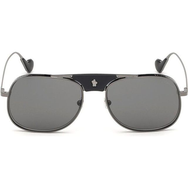 Moncler ML0104 - Gunmetal/Smoke Lenses