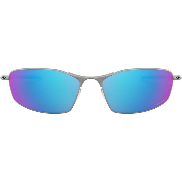 Oakley Whisker - Satin Chrome/Prizm Sapphire Iridium Polarised Lenses