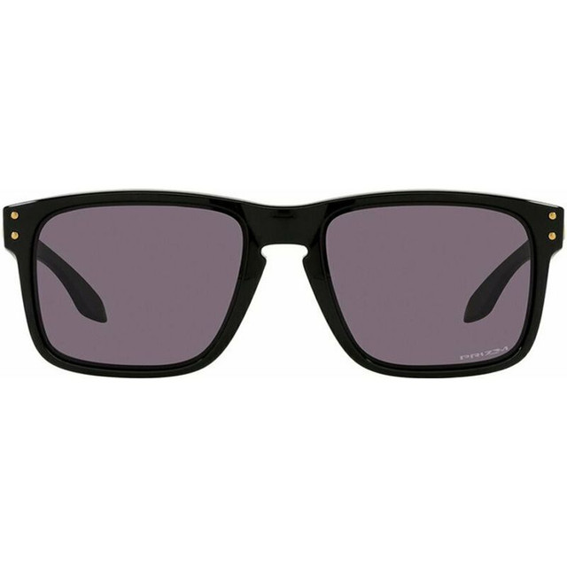 Holbrook (A) - Polished Black with Gold/Prizm Grey Lenses