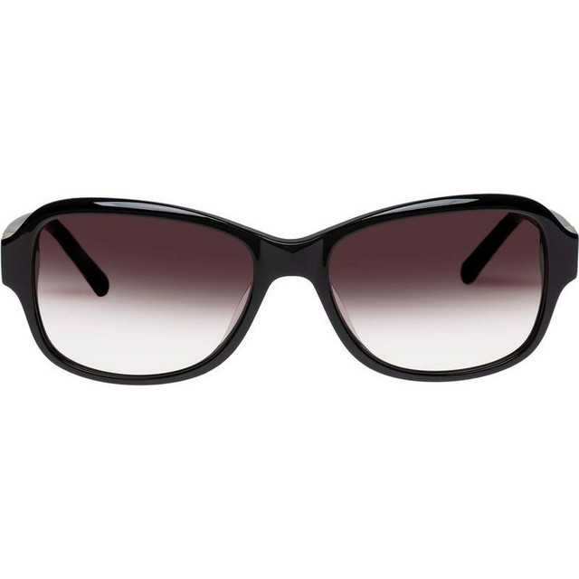 Ainsley - Black/Warm Smoke Gradient Lenses 54 Eye Size