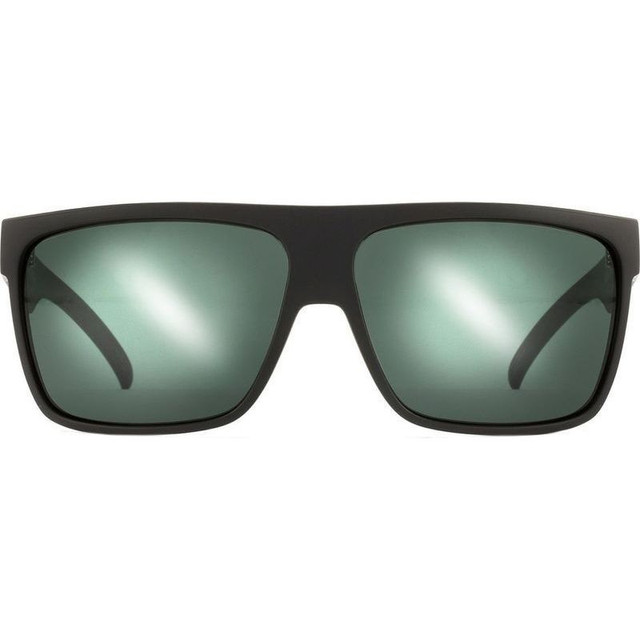 Young Blood Sport - Matte Black/Grey Flash Mirror Glass Polarised Lenses