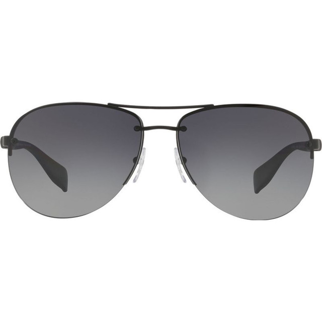 Prada Linea Rossa PS56MS - Black Rubber/Grey Gradient Polarised Lenses