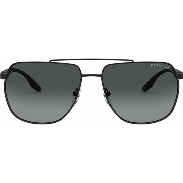 Prada Linea Rossa PS55VS - Matte Black/Grey Gradient Polarised Lenses