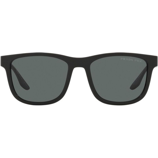 Prada Linea Rossa PS04XSF - Black Rubber/Dark Grey Polarised Lenses