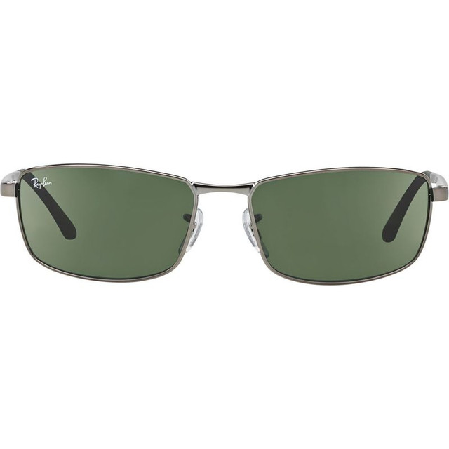 Ray-Ban RB3498 - Gunmetal/Dark Green Lenses 61 Eye Size