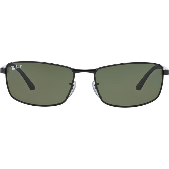 Ray-Ban RB3498 - Black/Green Polarised Lenses 61 Eye Size