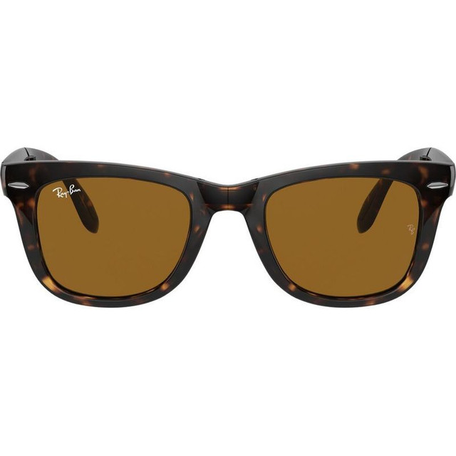 Wayfarer Folding RB4105 - Light Havana/Brown Glass Lenses 50 Eye Size