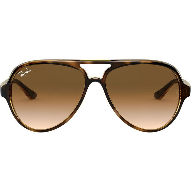 Ray-Ban Cats 5000 RB4125 - Light Havana/Brown Gradient Glass Lenses