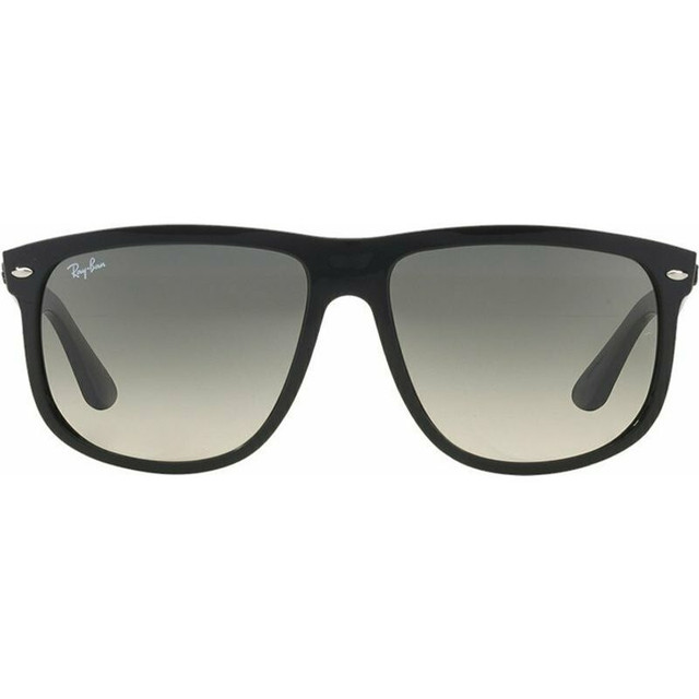 Ray-Ban Boyfriend RB4147 - Black/Grey Gradient Lenses 60 Eye Size