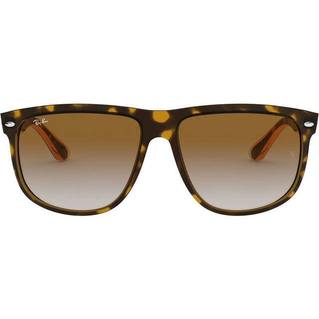 Ray-Ban Boyfriend RB4147 - Light Havana/Brown Gradient Lenses 60 Eye Size