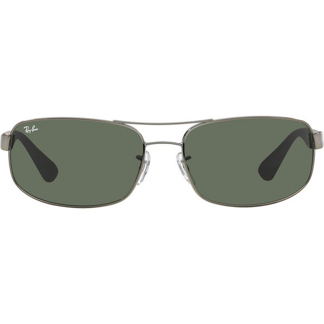 Ray-Ban RB3445 - Gunmetal/Green Lenses 61 Eye Size