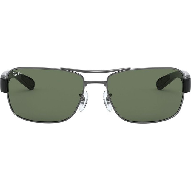 RB3522 - Gunmetal/Green Lenses