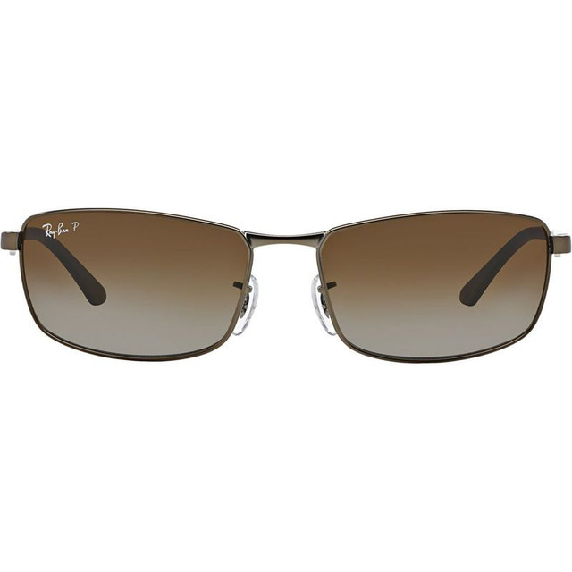 RB3498 - Gunmetal/Brown Gradient Polarised Lenses 64 Eye Size