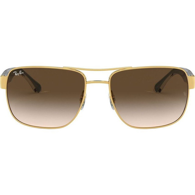 Ray-Ban RB3530 - Gold/Brown Gradient Lenses