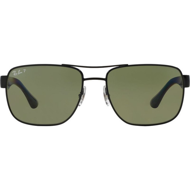 RB3530 - Black/Green Polarised Lenses