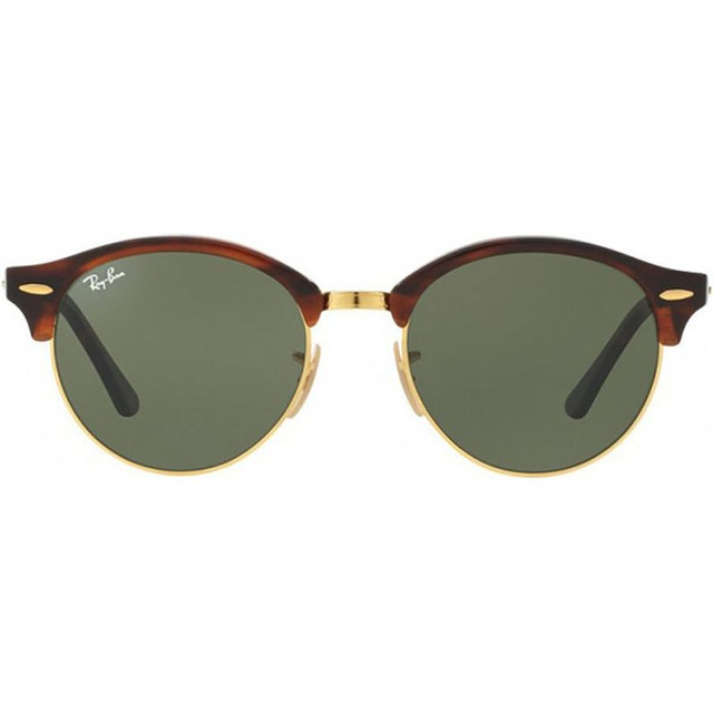 Ray-Ban Clubround RB4246 - Red Havana/Green Glass Lenses