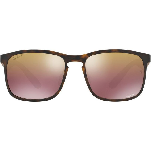 Ray-Ban RB4264 - Matte Havana/Gold Mirror Polarised Lenses