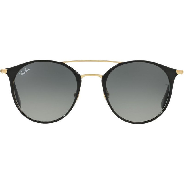 RB3546 - Gold and Black/Grey Gradient Glass Lenses