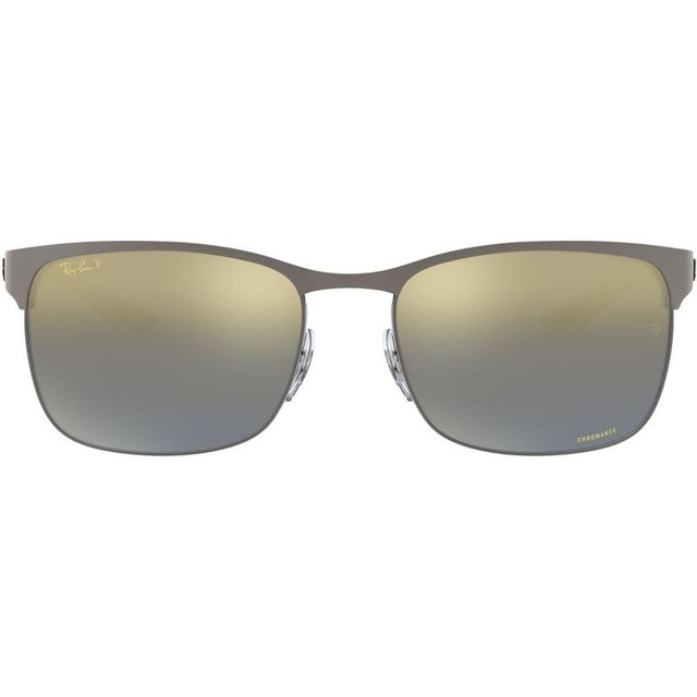 Ray-Ban Chromance RB8319CH - Gunmetal/Blue Gold Gradient Mirror Polarised Lenses