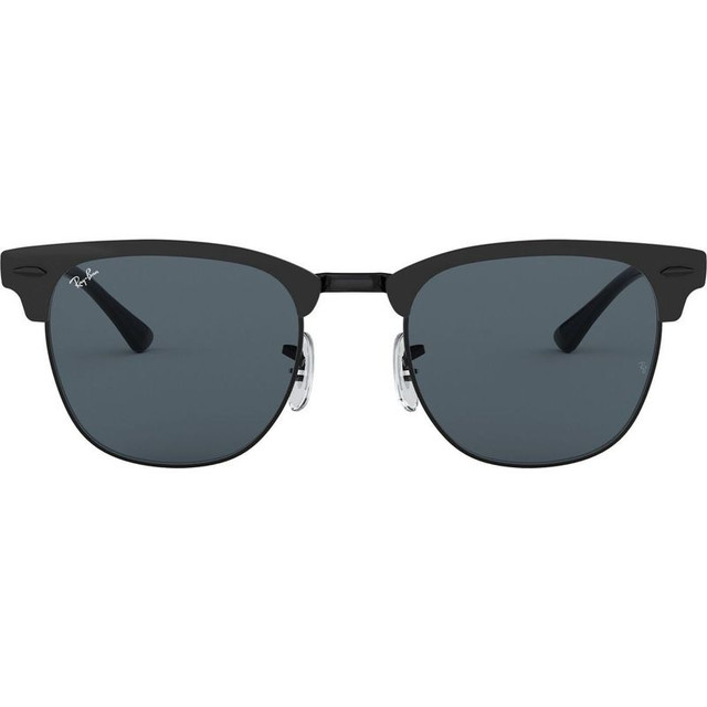 Clubmaster Metal RB3716 - Matte Black Top/Blue Glass Lenses